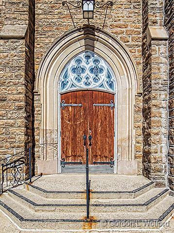 Church Door_DSCF00088.jpg - Photographed at Smiths Falls, Ontario, Canada.